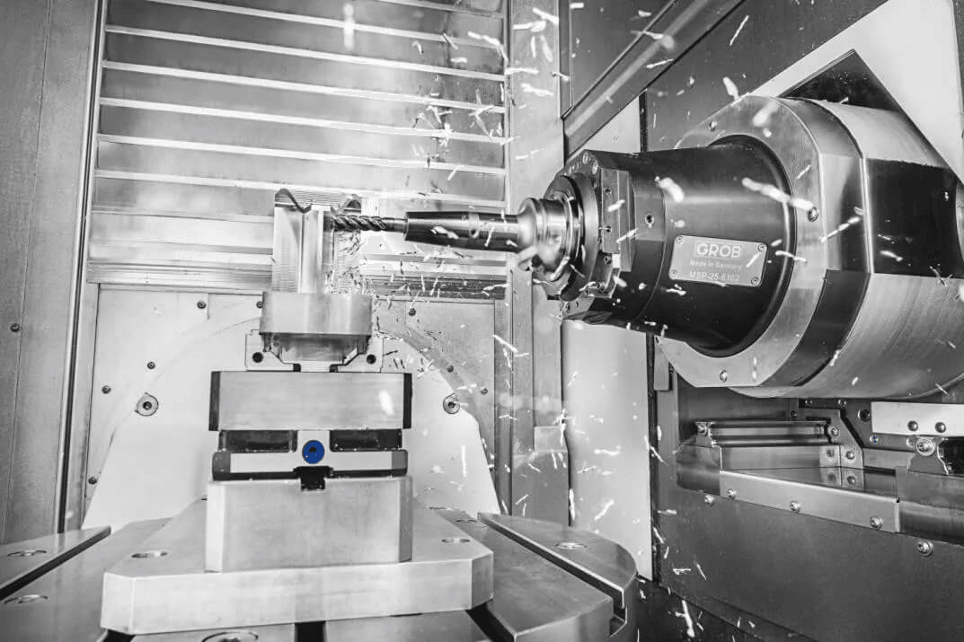 Manufacturing equipment in action